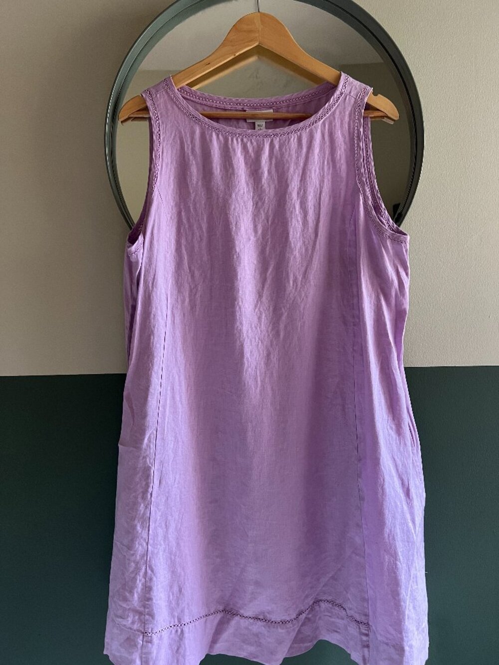 Sleeveless Linen Shift Dress – L – J. Jill
